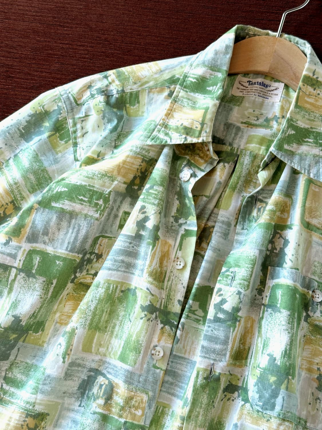 Light cotton poly pattern shirt 상품이미지7