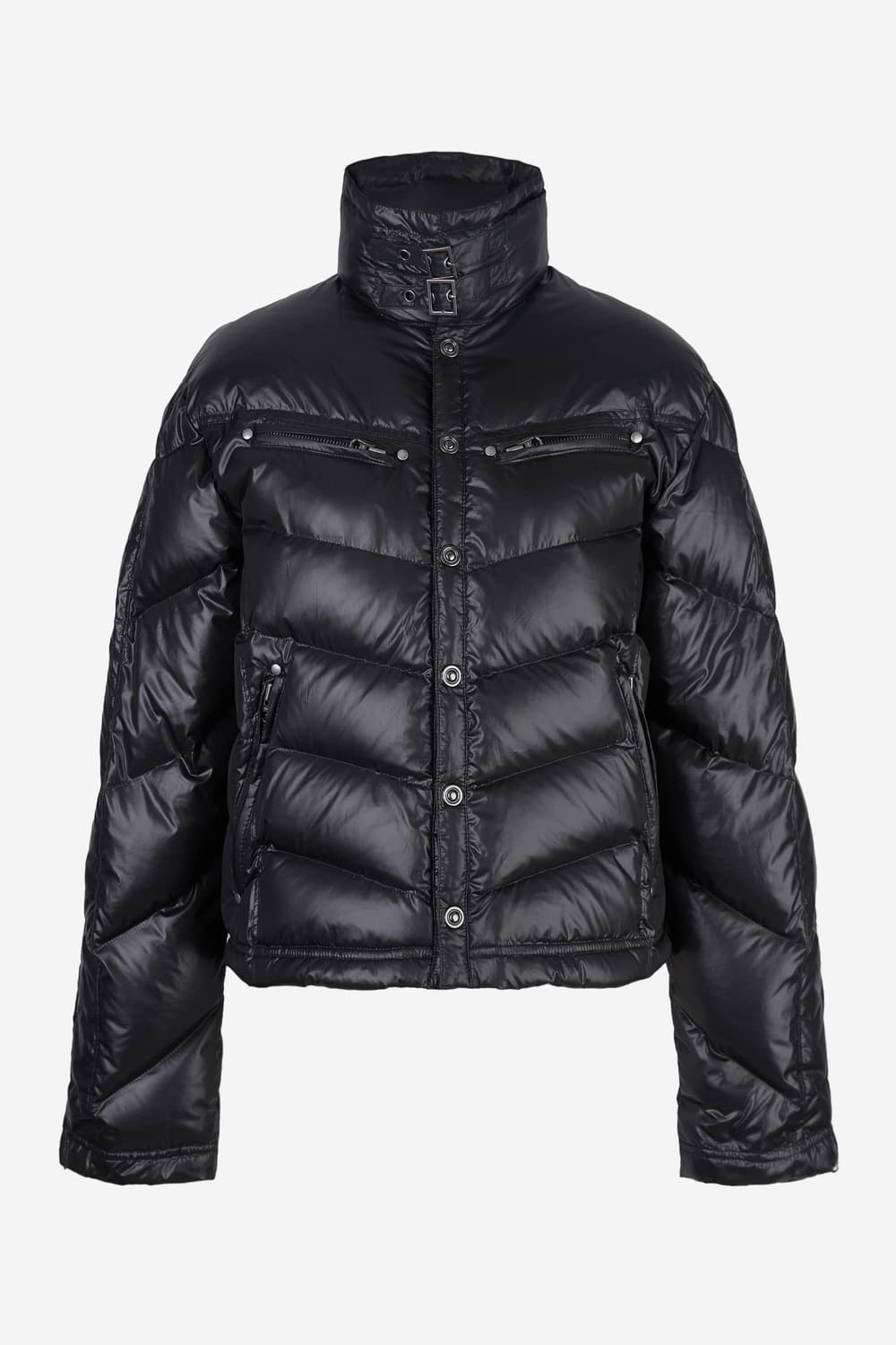 세릭 버클 패딩 블랙 상품이미지1