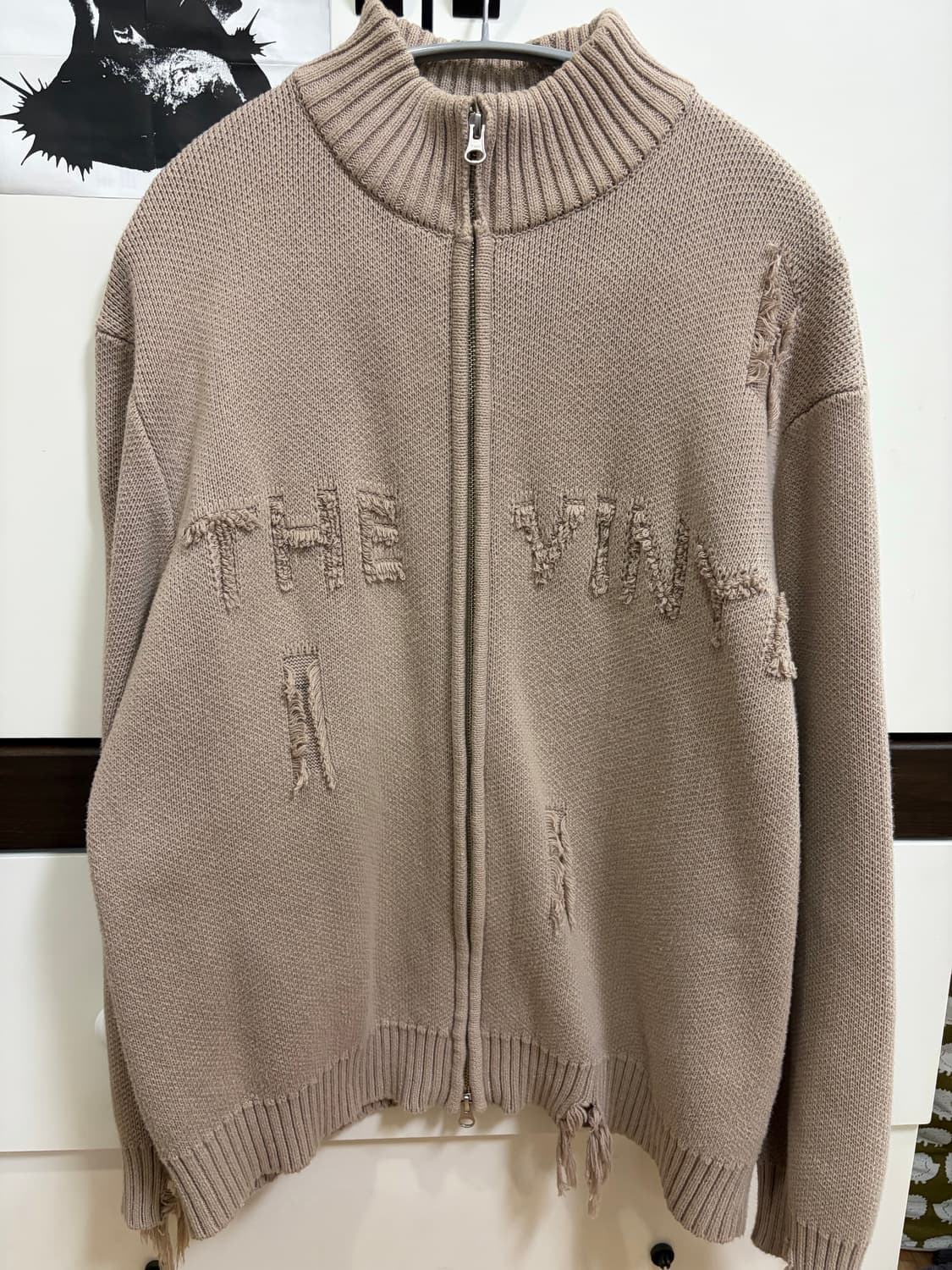 더바이닐하우스 니트집업 M 상품이미지1