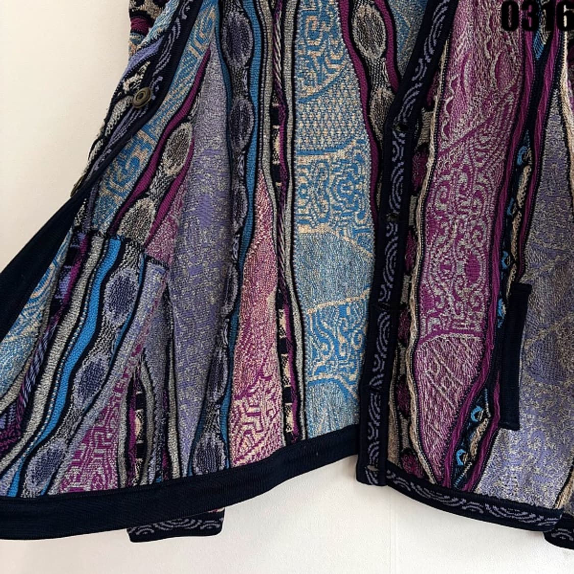 쿠지 케이블 니트 가디건 SS 0316 상품이미지4