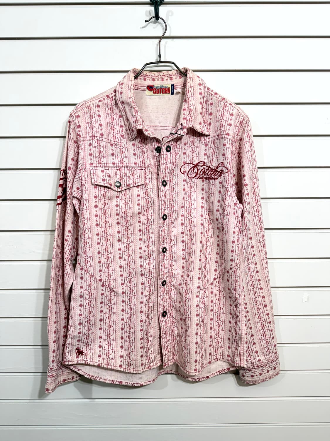 GOTCHA 스냅 셔츠 상품이미지1