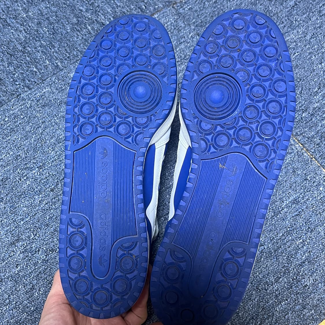 아디다스 포럼 미드 - 화이트:블루 300 상품이미지6