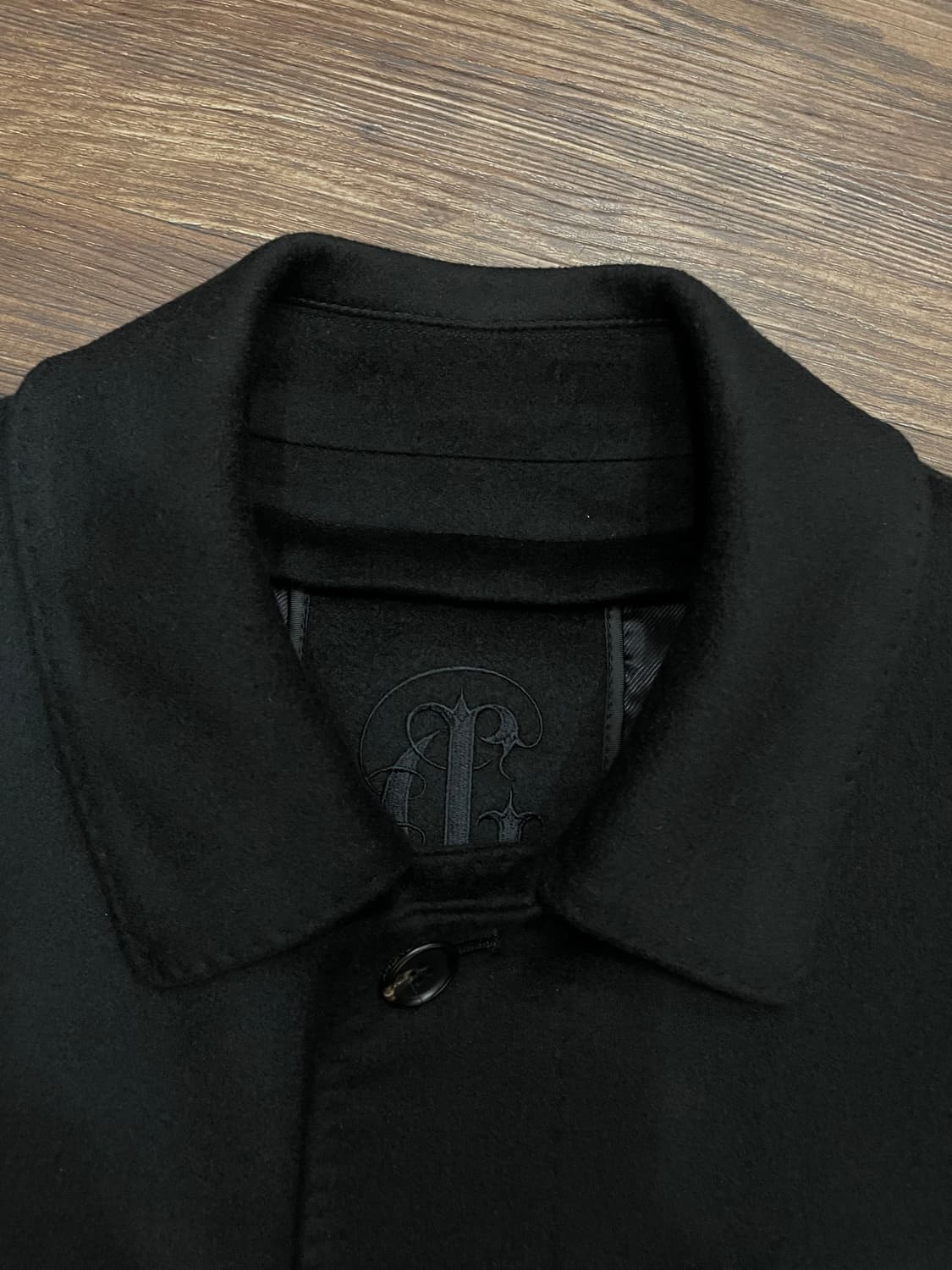 지방시 블랙 캐시미어 롱코트 상품이미지7