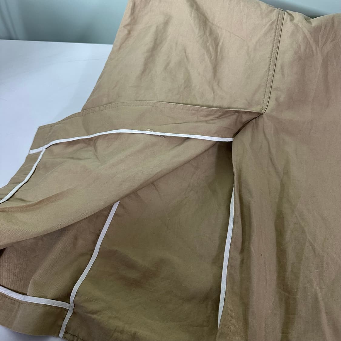 우먼M-L 바네사브루노 athe 베이지 카라넥 싱글자켓 상품이미지6