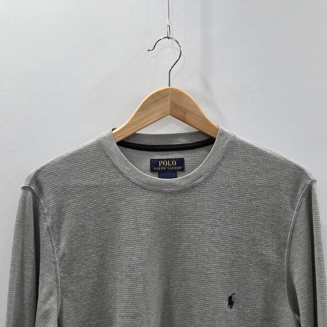 폴로랄프로렌 와플 롱슬리브 그레이 M  상품이미지2