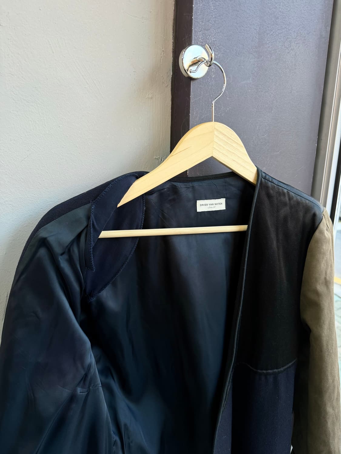 38/ 드리스반노튼 하이브리드 패널 벨티드 코트자켓 상품이미지6