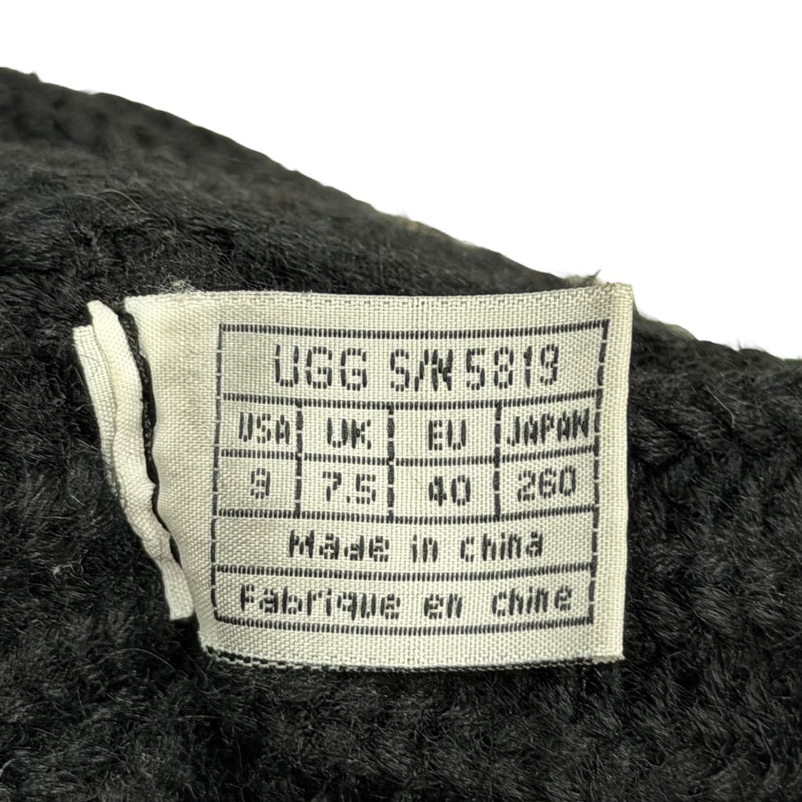 UGG 어그 클래식 카디 니트 롱부츠 블랙 260 상품이미지7