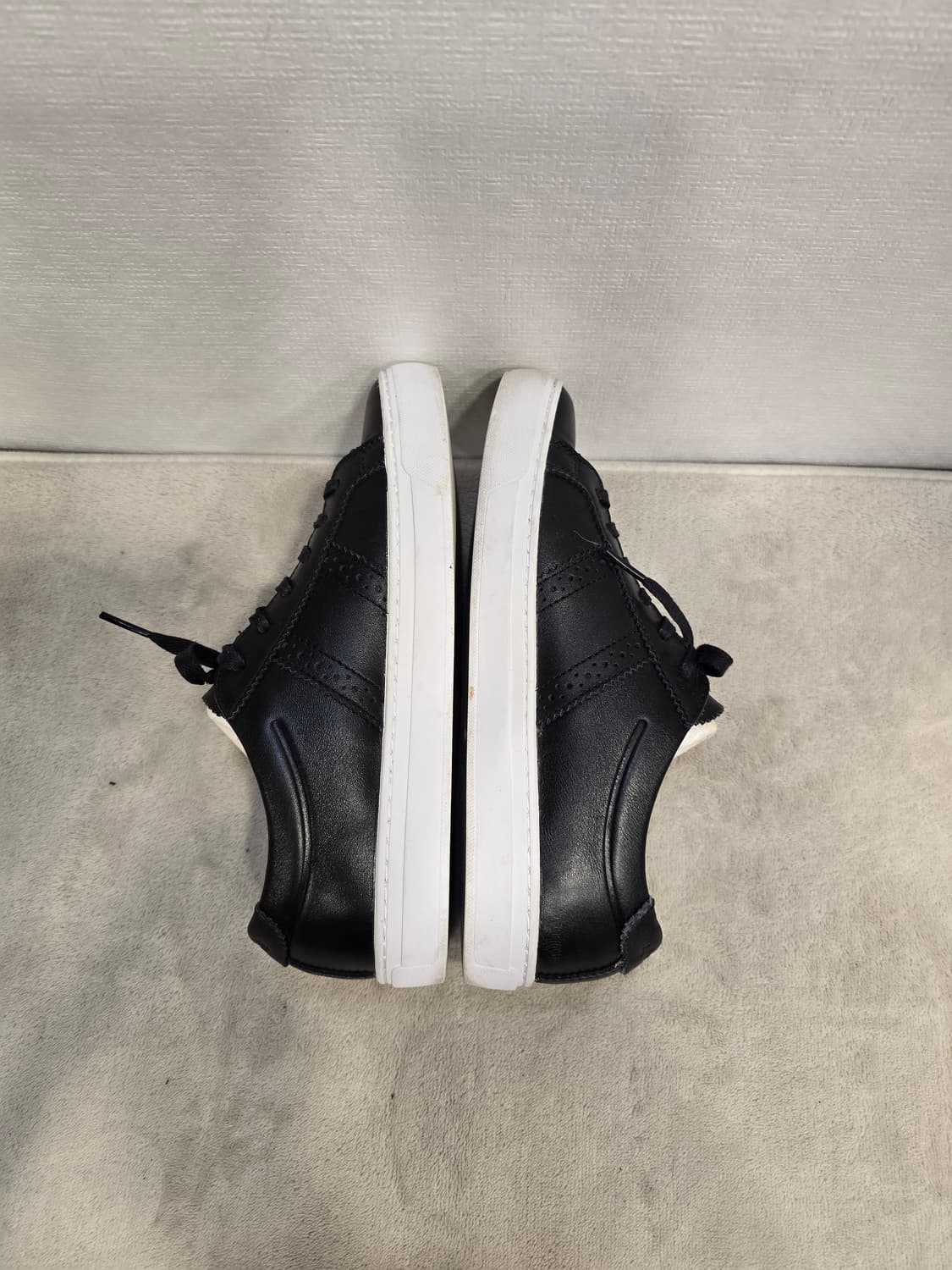 라코스테 여성 가죽 태슬 스니커즈 블랙 235~240 상품이미지5