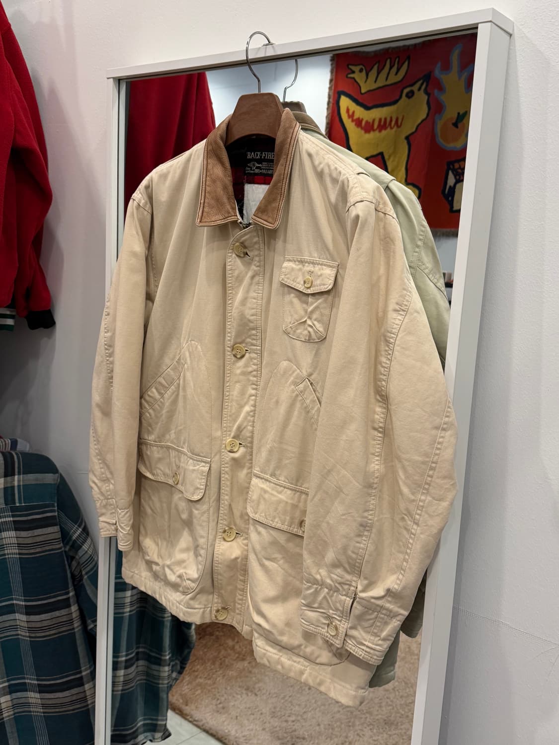 Back Fire 빈티지 헌팅 자켓 상품이미지1