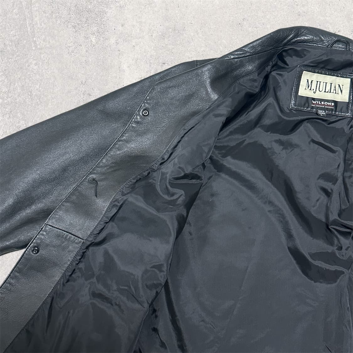 윌슨 리얼 레더 카코트 줄리안 BLACK L 상품이미지7