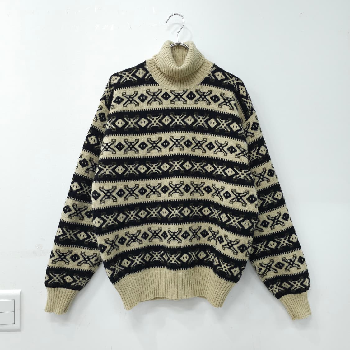 모 100% 노르딕 터틀넥 니트 상품이미지1