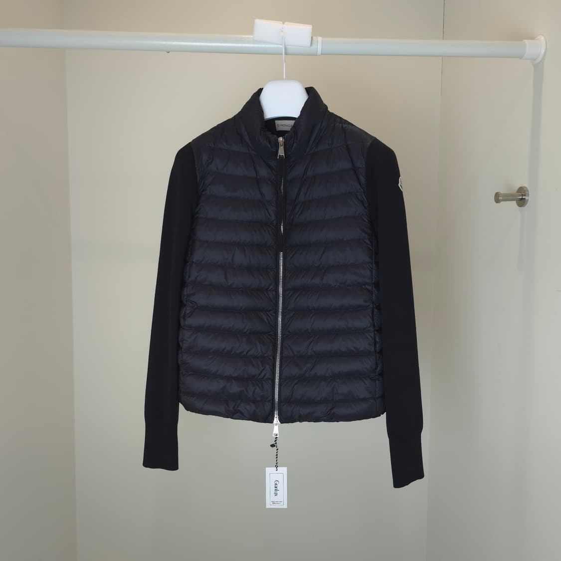 [중고/정품] 몽클레어 트리콧 니트 패딩 상품이미지1