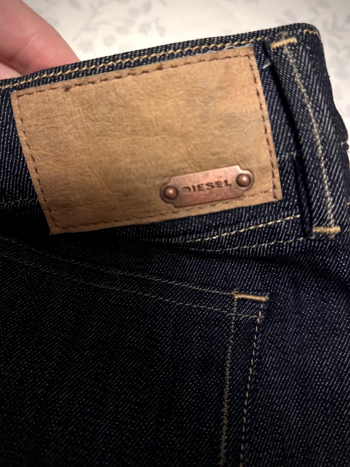 [미착용] Disel 디젤 데드스탁 로우라이즈 부츠컷 생지 데님 팬츠 상품이미지4