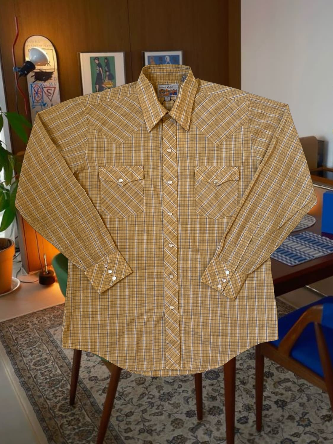 빈티지 체크 포켓 셔츠 (Man XL) AB1314 상품이미지1