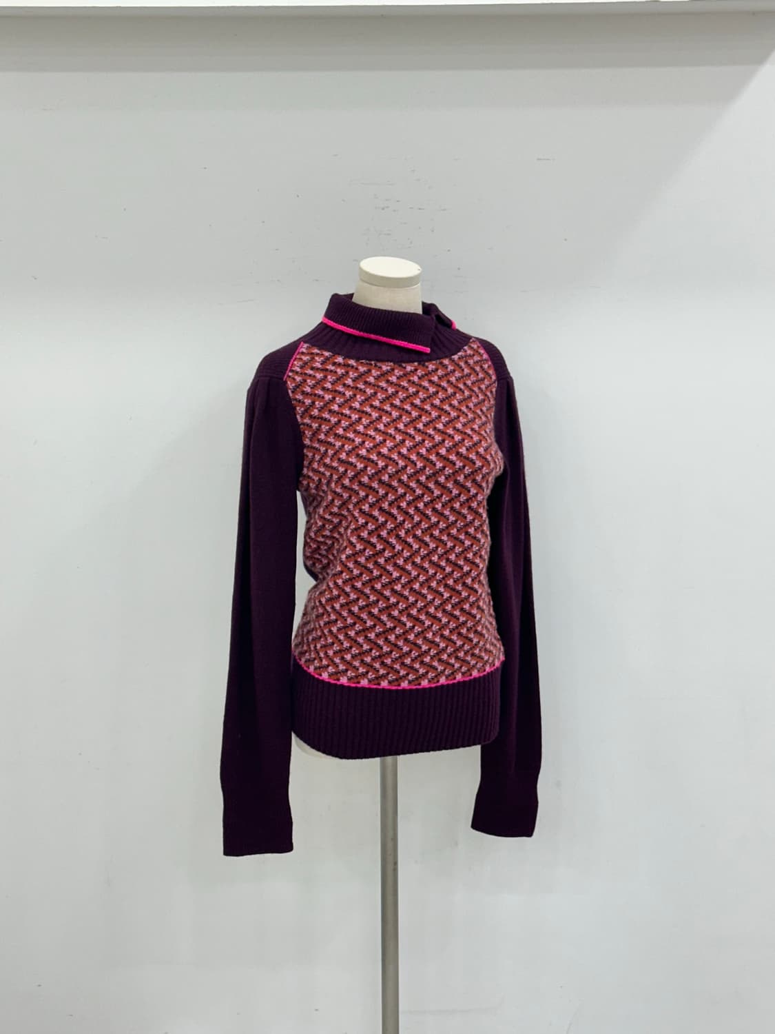 오일릴리 목폴라 니트 상품이미지2