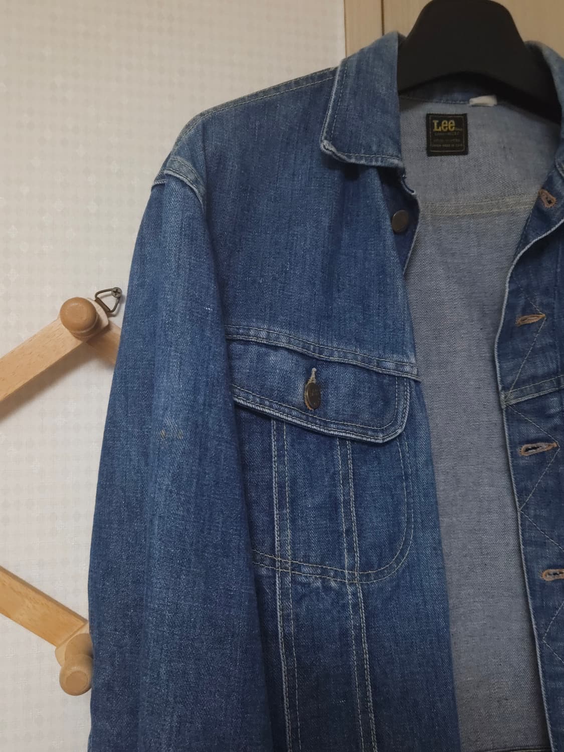 70s LEE 101j 데님 자켓 usa 상품이미지4