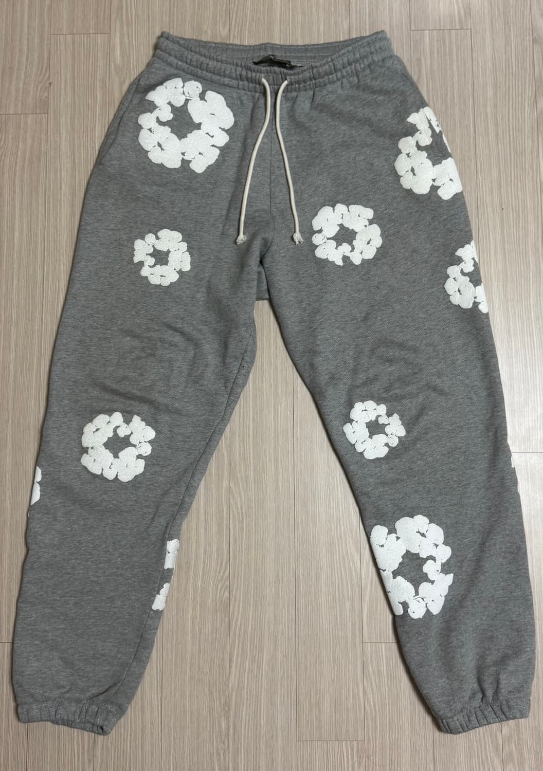 데님티어스 코튼 리쓰 조거팬츠 바지 M사이즈 그레이 상품이미지1