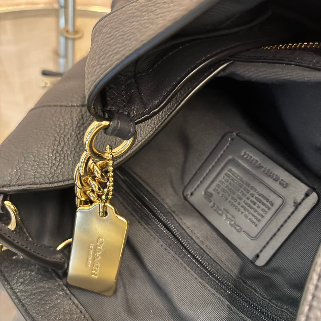 정품 코치 체인 숄더백     상품이미지9