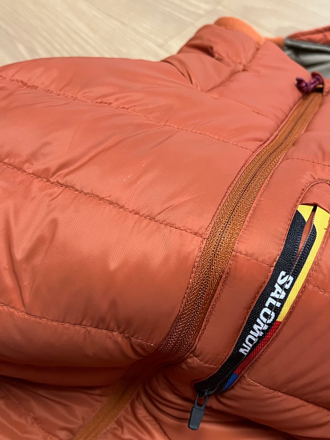 살로몬 엑스 퓨즈 후디드 다운 자켓 어텀 여성용 M사이즈 상품이미지6