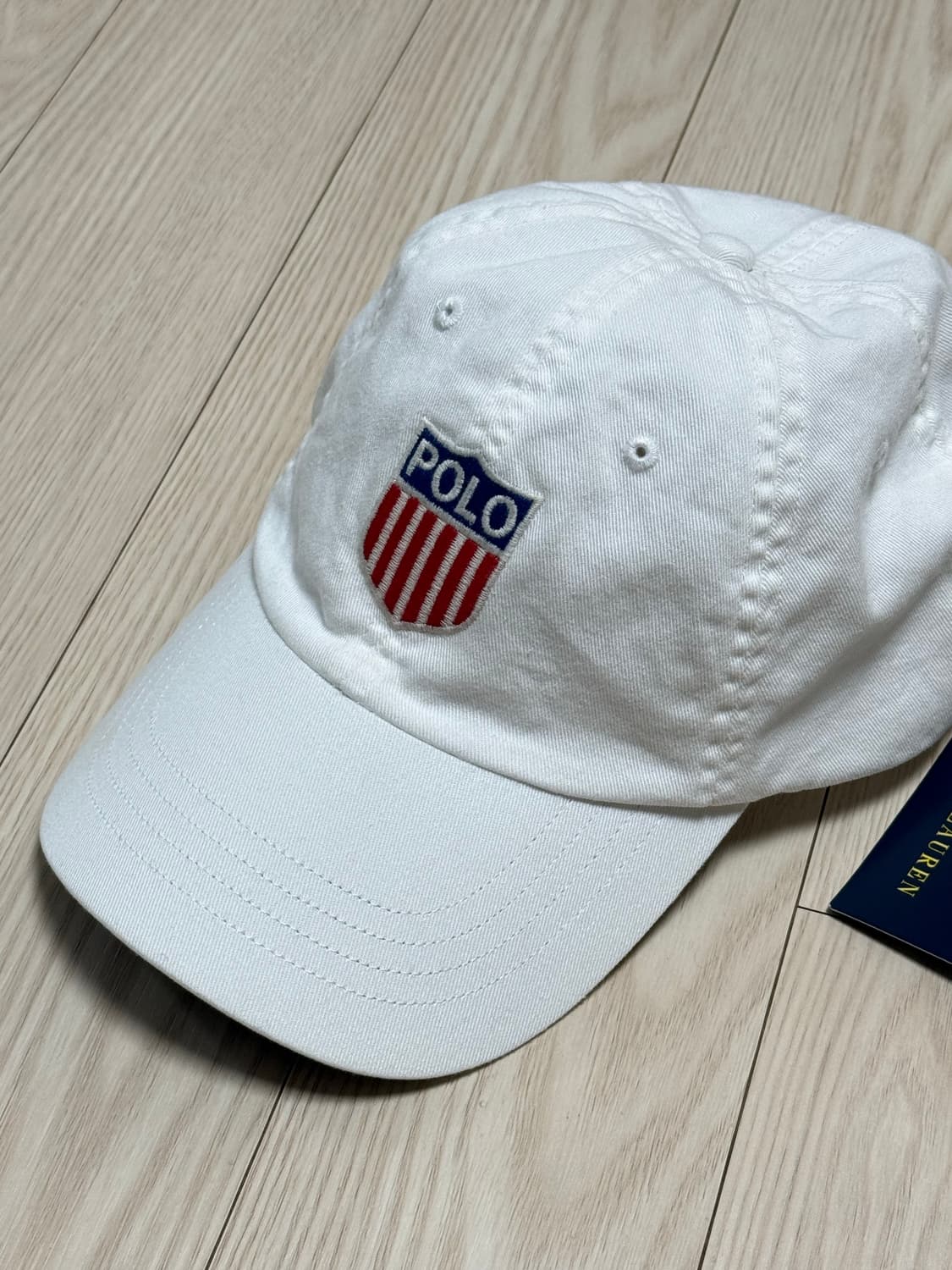 폴로 랄프로렌 화이트 볼캡 상품이미지1