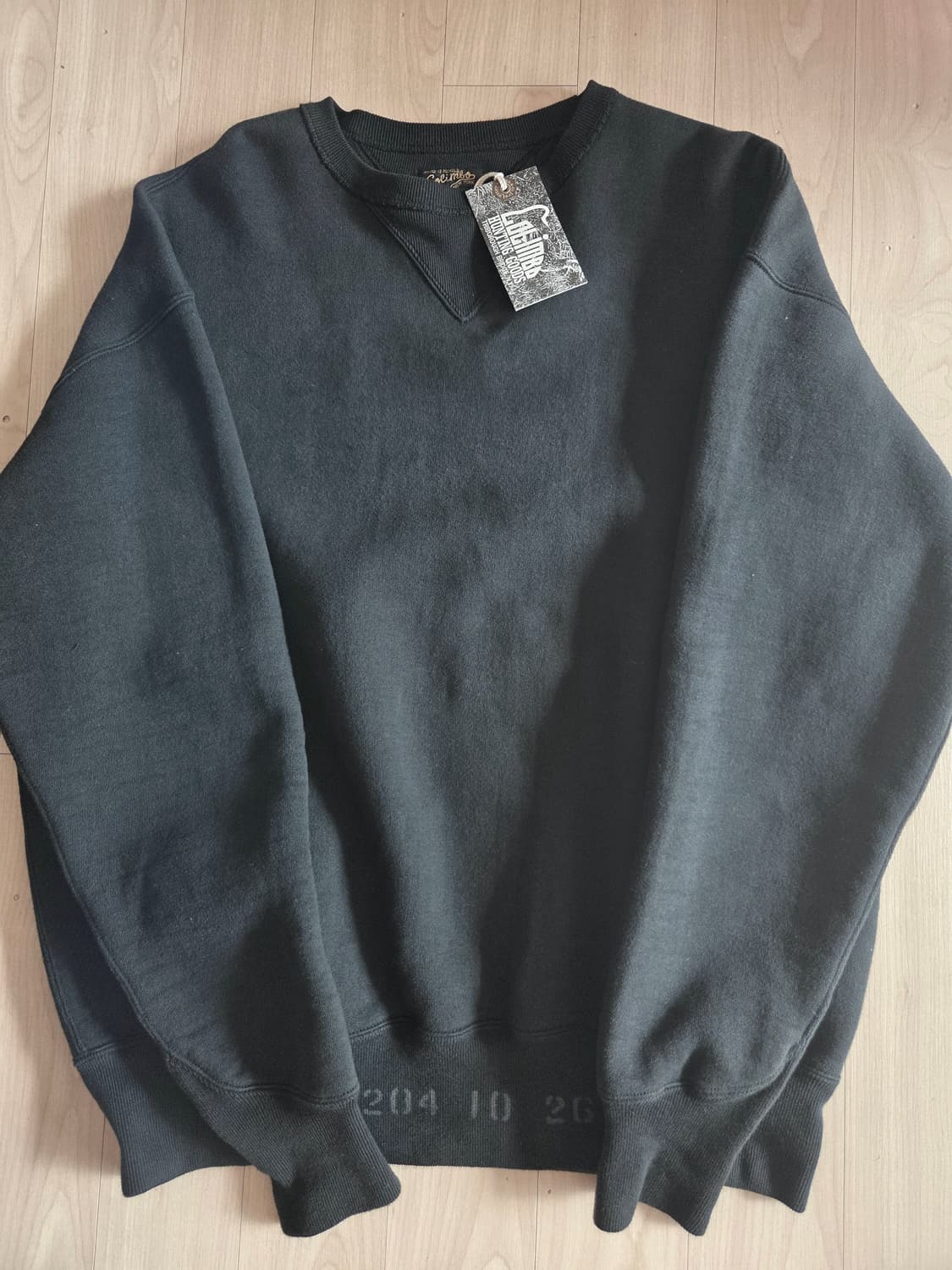 COLIMBO 키스톤 스웻셔츠 블랙 XXL 새상품 상품이미지1