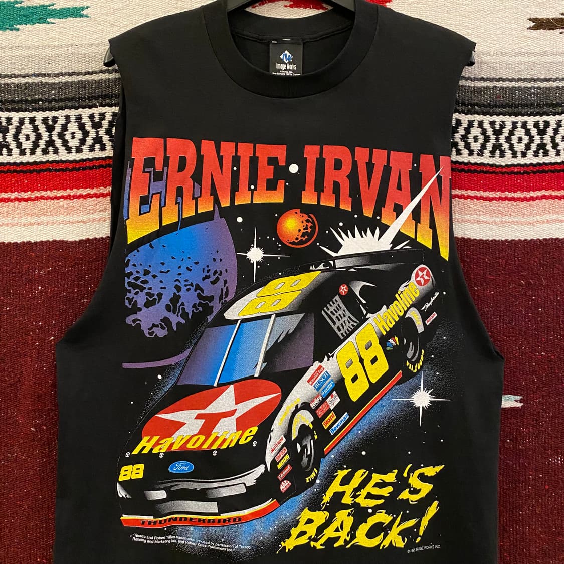 90s Made in usa 나스카레이싱 민소매 나시티 상품이미지6