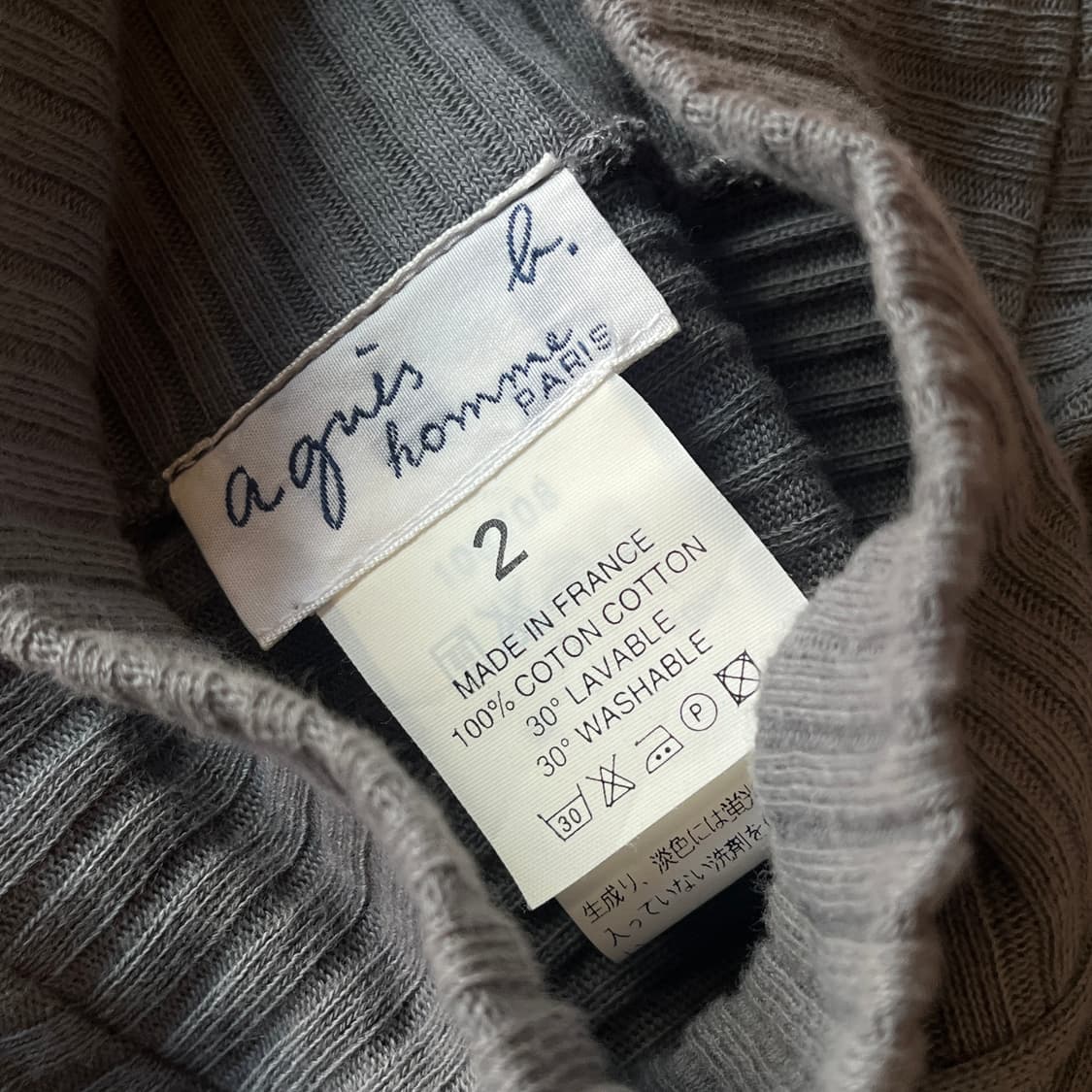 Agnes.B Homme Mock Neck T-shirt 상품이미지8