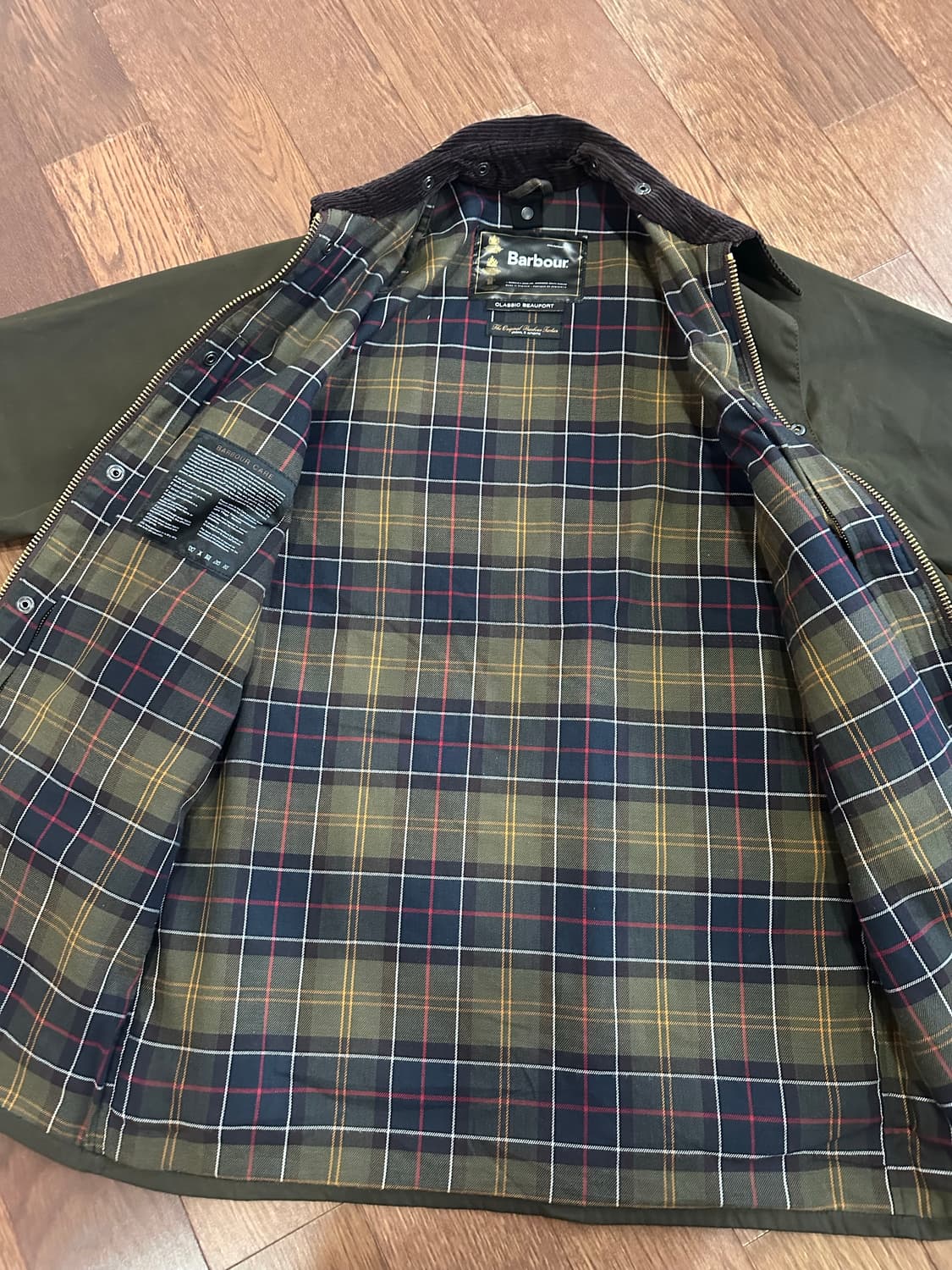 바버 뷰포트 38사이즈 올리브 상품이미지2