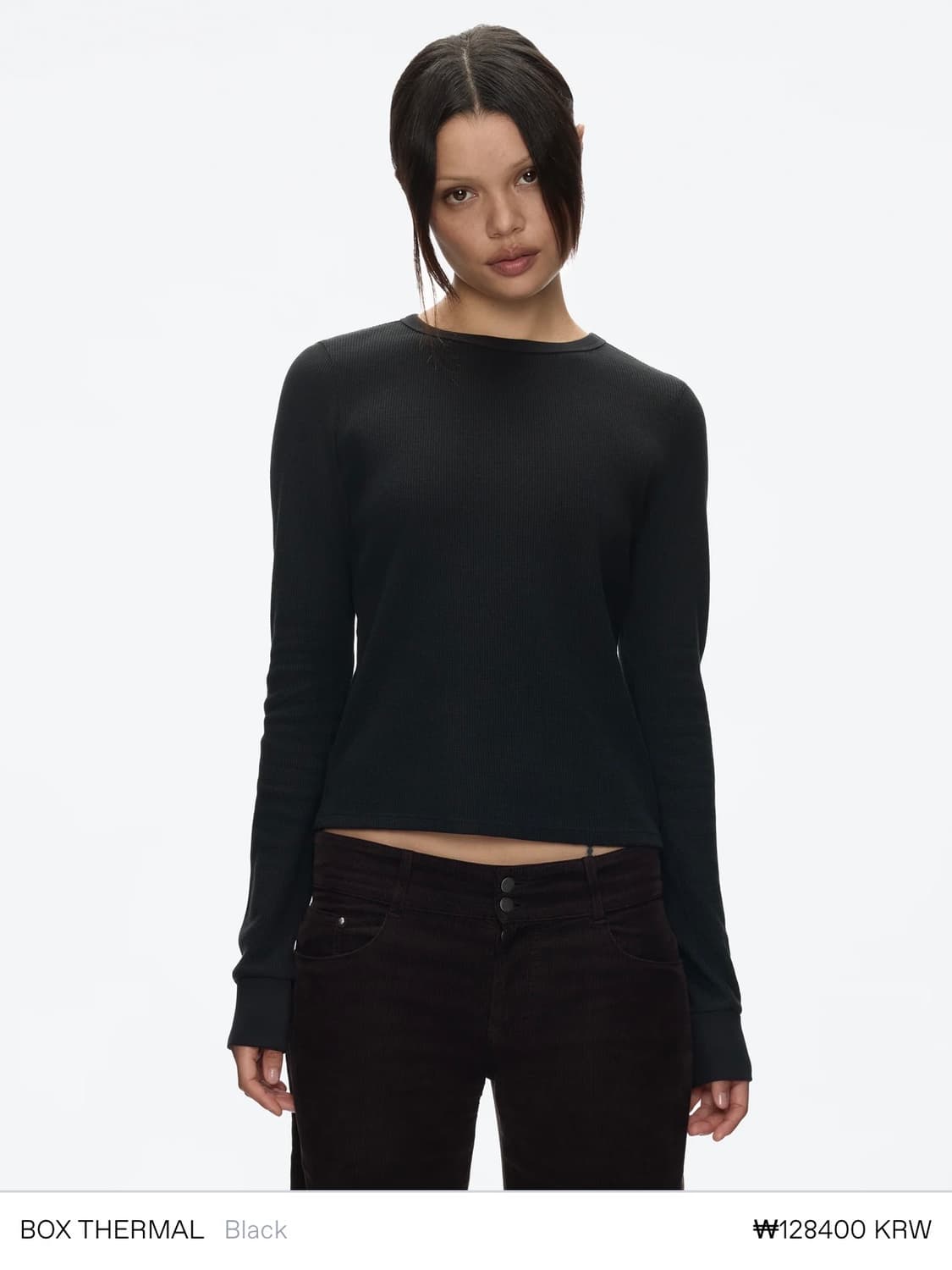 박스 써멀 블랙 탑 상품이미지2