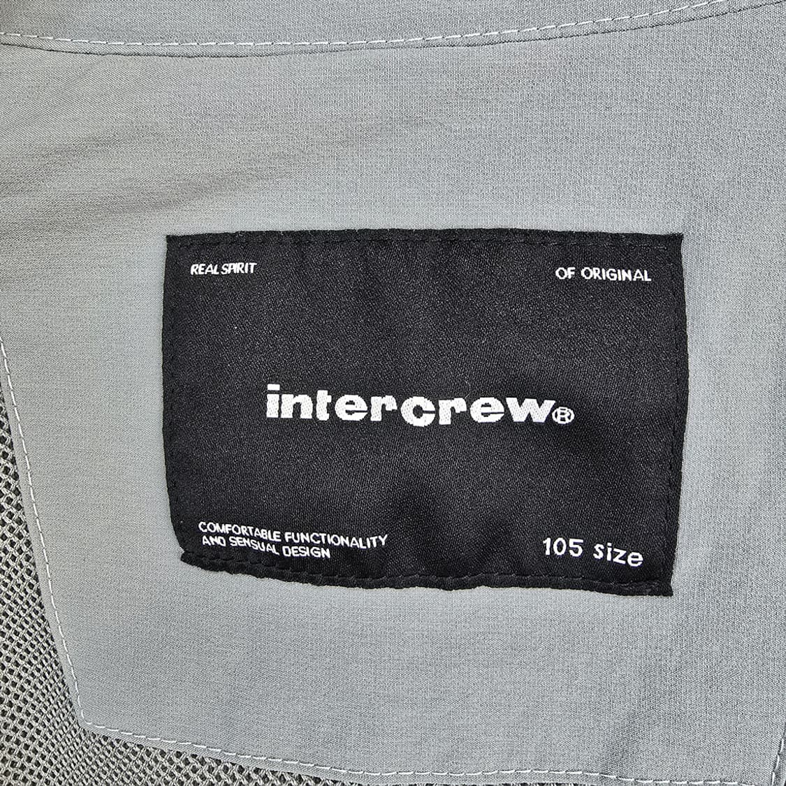 인터크루 intercrew 기능성 포켓 집업 자켓 그레이 105 상품이미지5