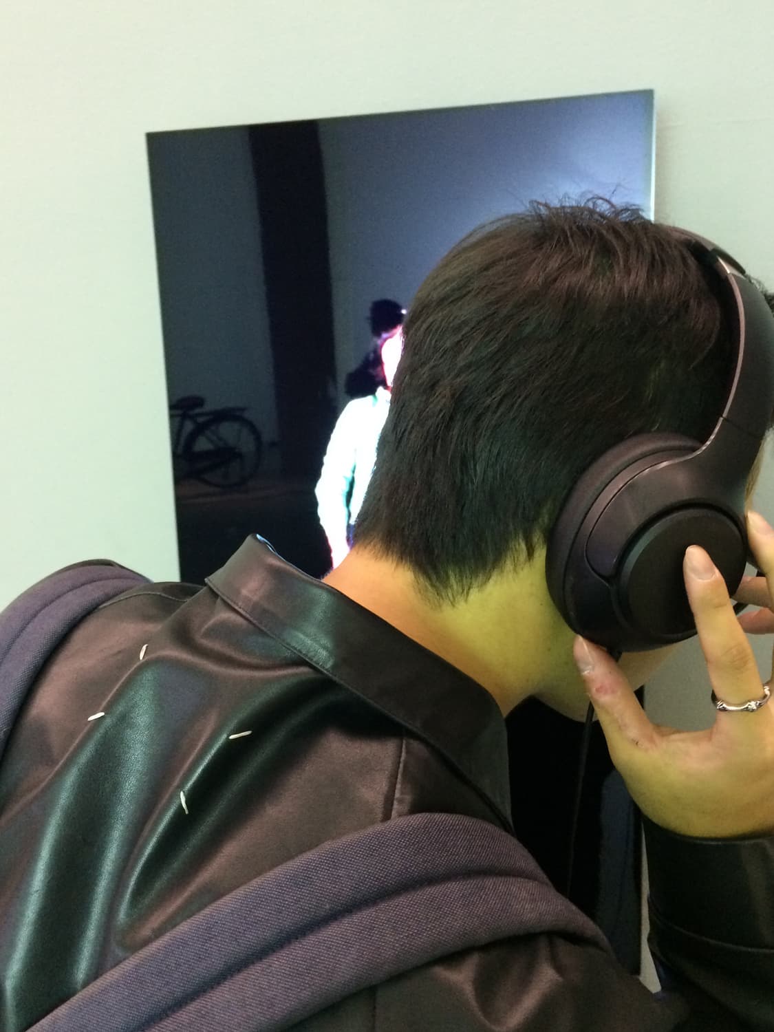 마르지엘라 레더 헤링턴 자켓 size 52 상품이미지4