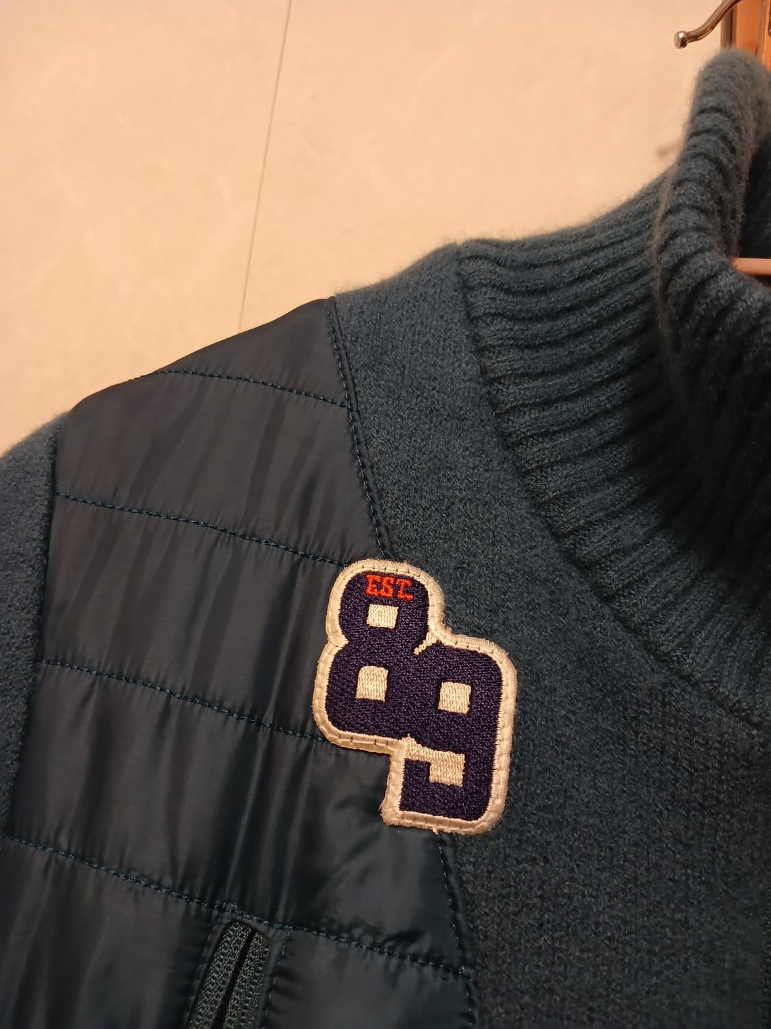 파리게이츠 정품 블루종 모직 집업 니트 0 사이즈 상품이미지8