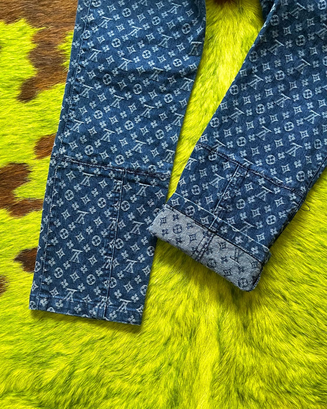 2000s Louis Vuitton Monogram Denim Pants 상품이미지7