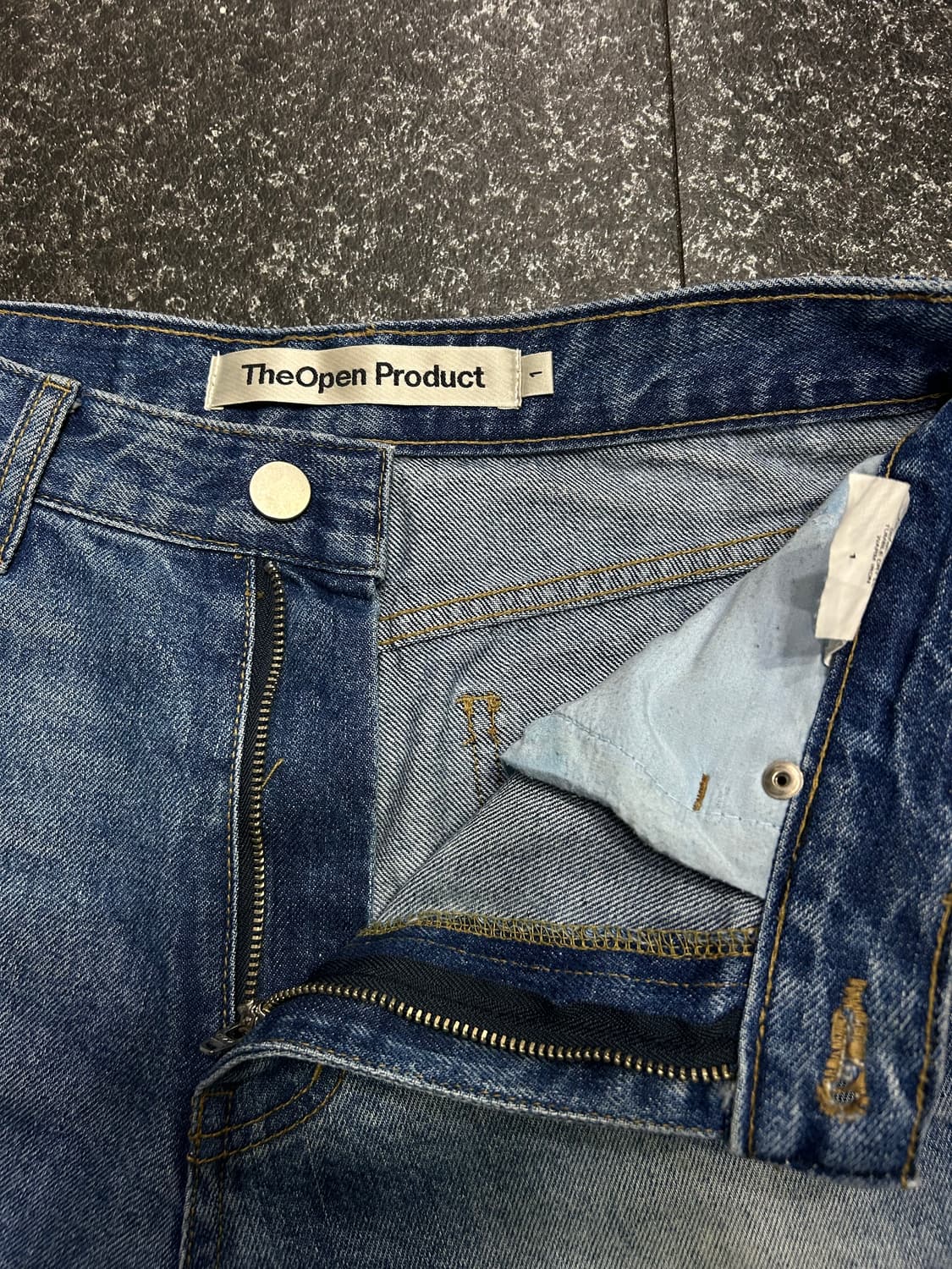 TheOpen Product 데님 워싱 청바지 27~28인치 상품이미지3