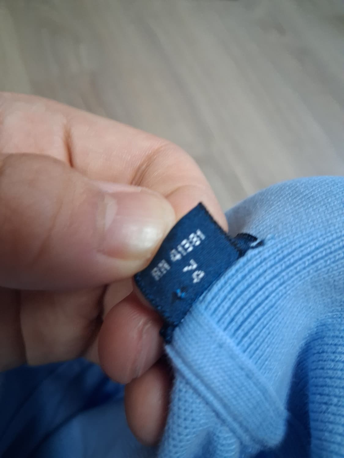 폴로 랄프로렌 스카이 블루 카라티 상품이미지5