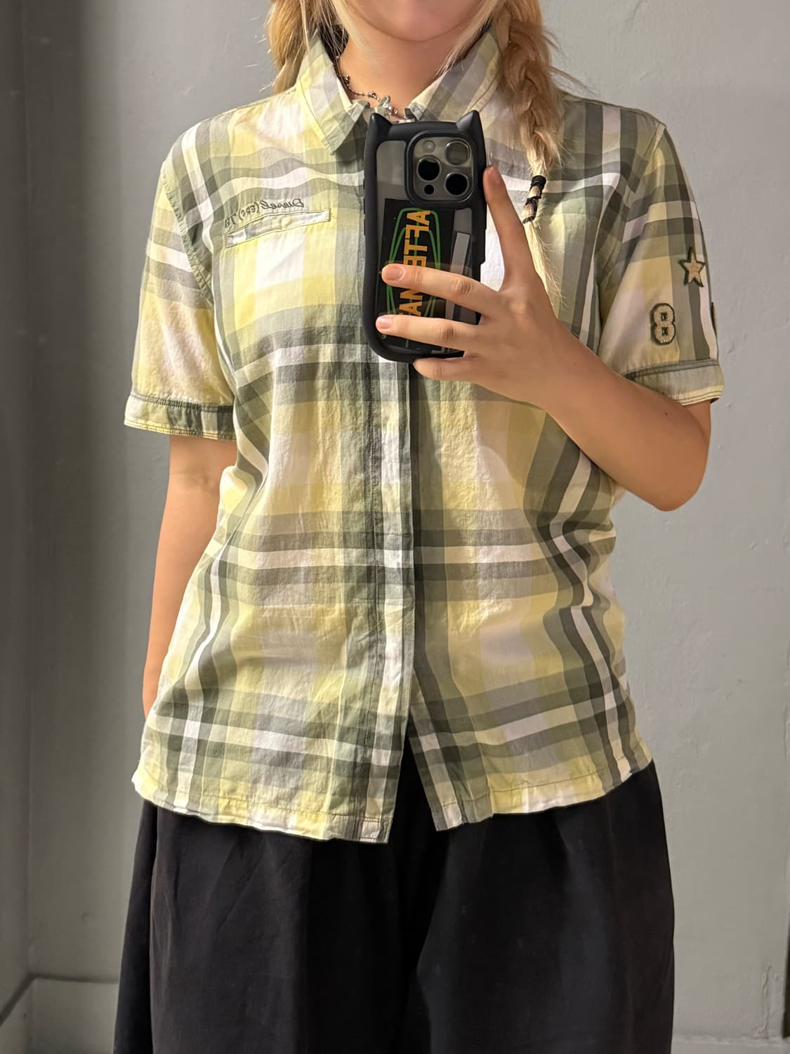diesel check pattern shirt 상품이미지1