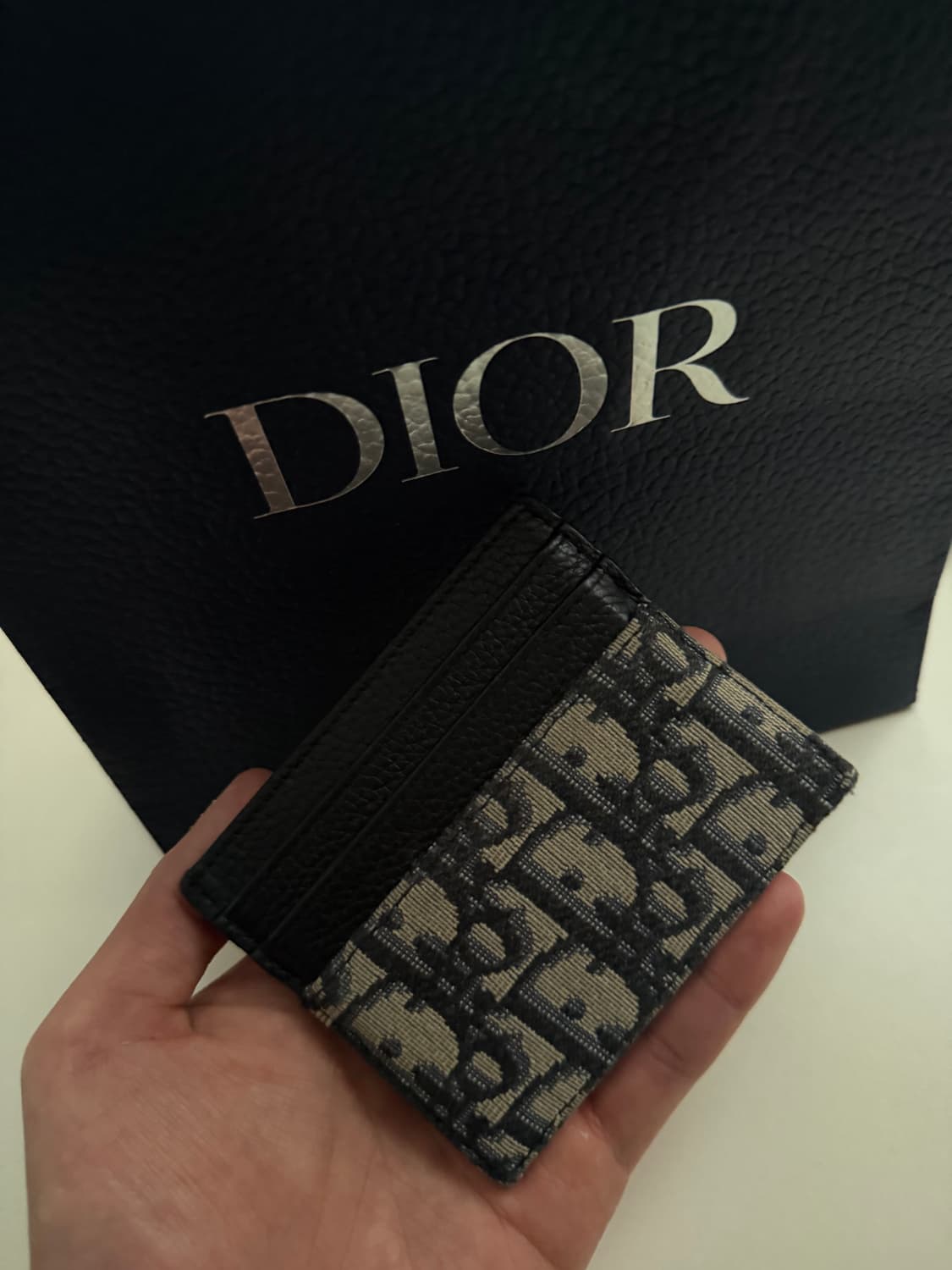 디올 오블리크 카드지갑 급처 상품이미지2