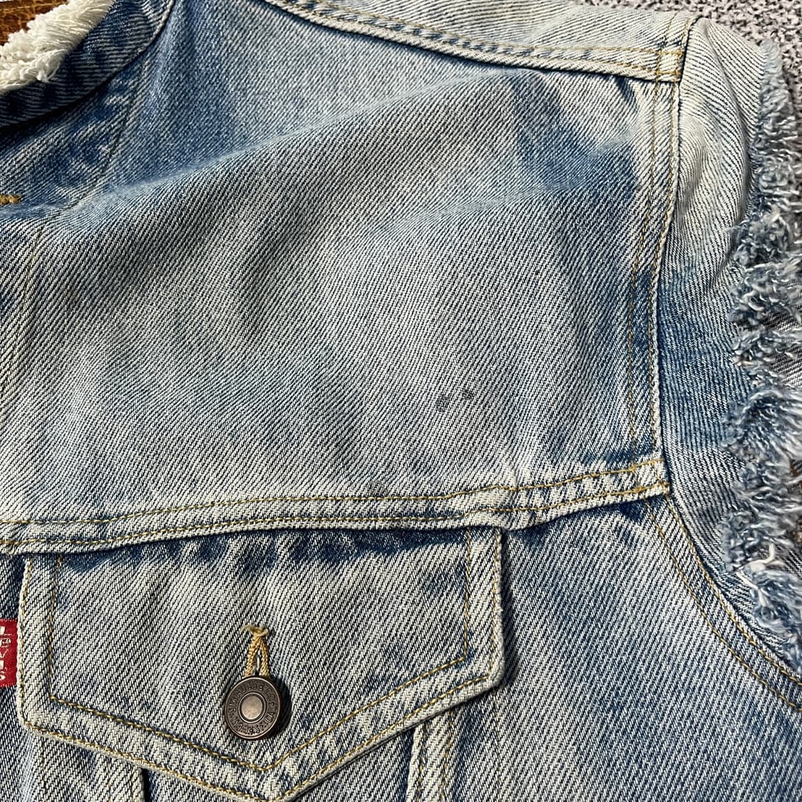 리바이스 데님 조끼 자켓 상품이미지4