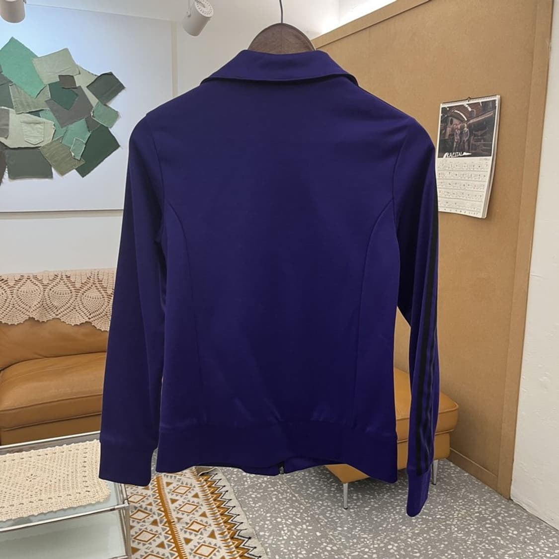 아디다스 Y2K 레트로 유로파 슬림핏 딥퍼플 져지 집업 90 C10577 상품이미지4