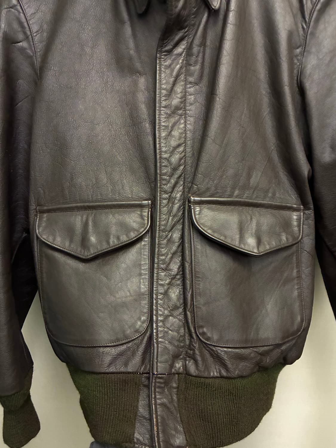 (36/97)USA spiewak 스피왁 골든플리스 A-2 레더 가죽자켓 상품이미지7