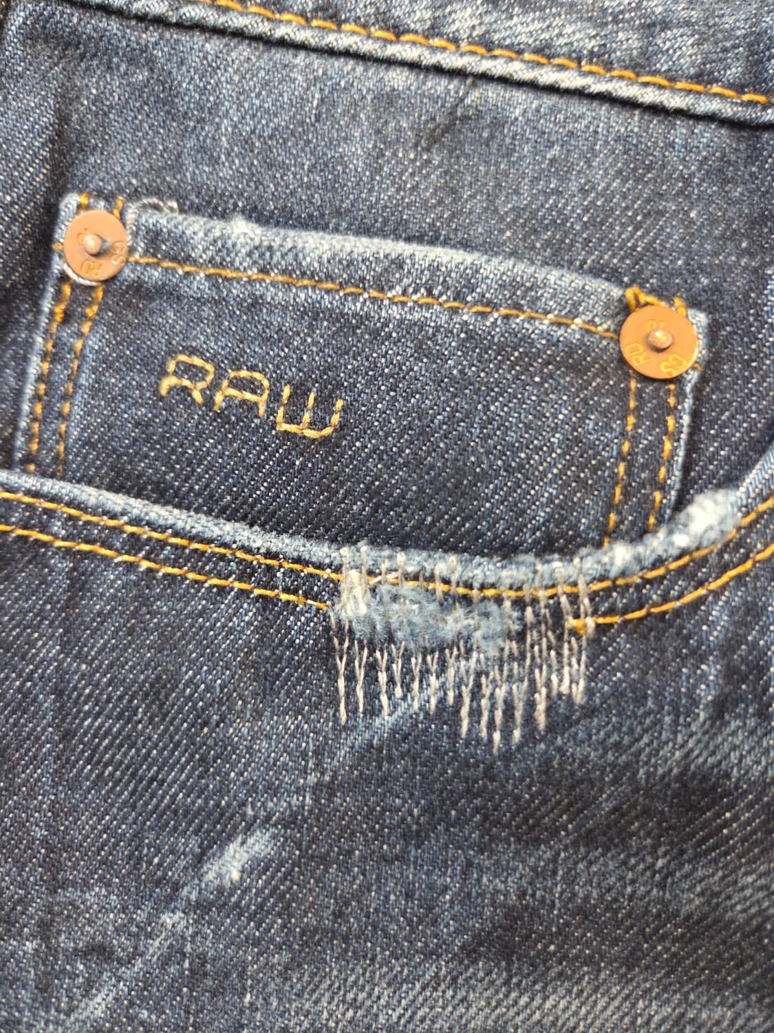 G-Star Raw 3301 데님 부추컷 팬츠(25/26) 상품이미지4