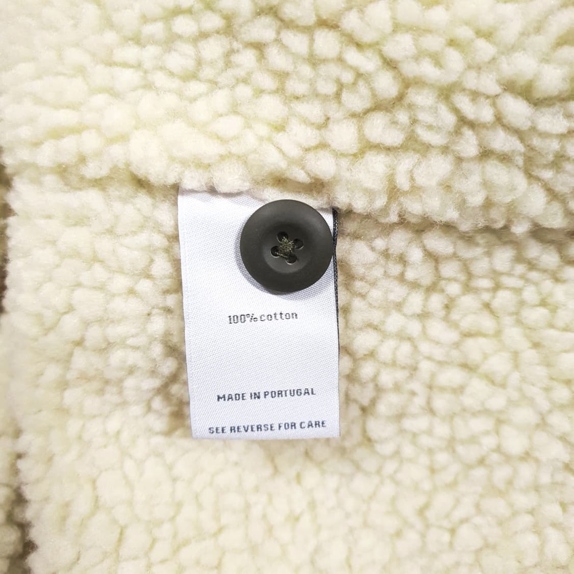 실측 L) 포르투기스 플란넬 쉐르파 포켓 아미 워크 자켓 올리브 립스탑 상품이미지5