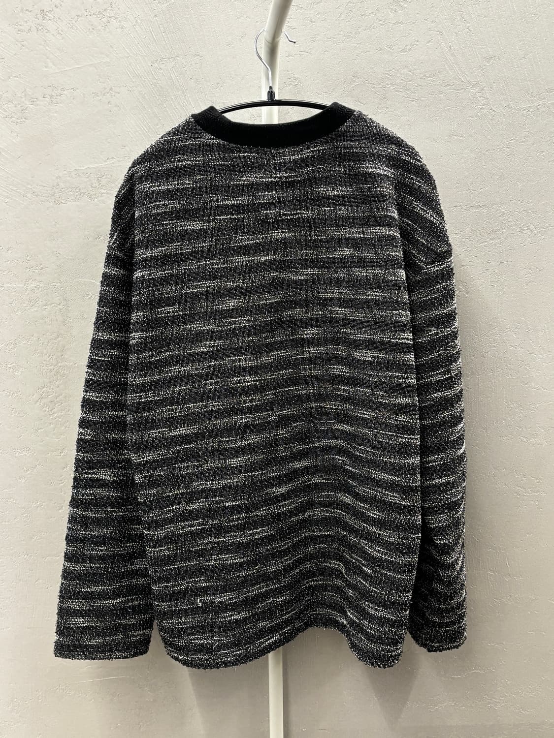 메종미네드블랙 스트라이프 니트 M 상품이미지7