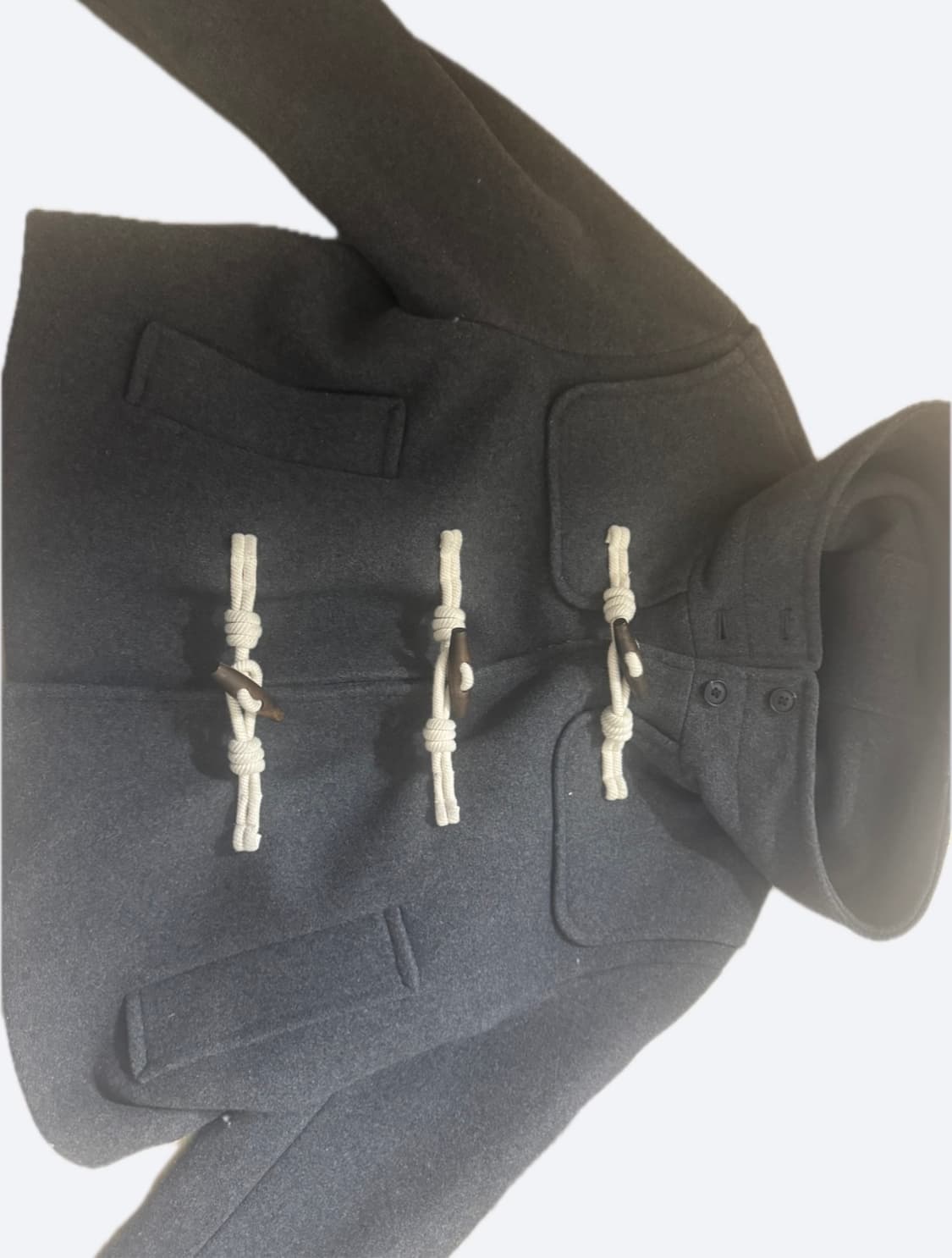 스파오 떡볶이 코트 s 다크그레이 상품이미지2