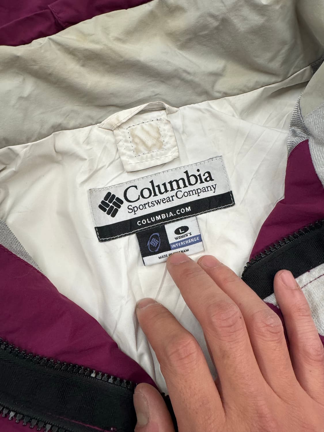 콜롬비아 빈티지 여성 올드스쿨  바람막이 상품이미지5