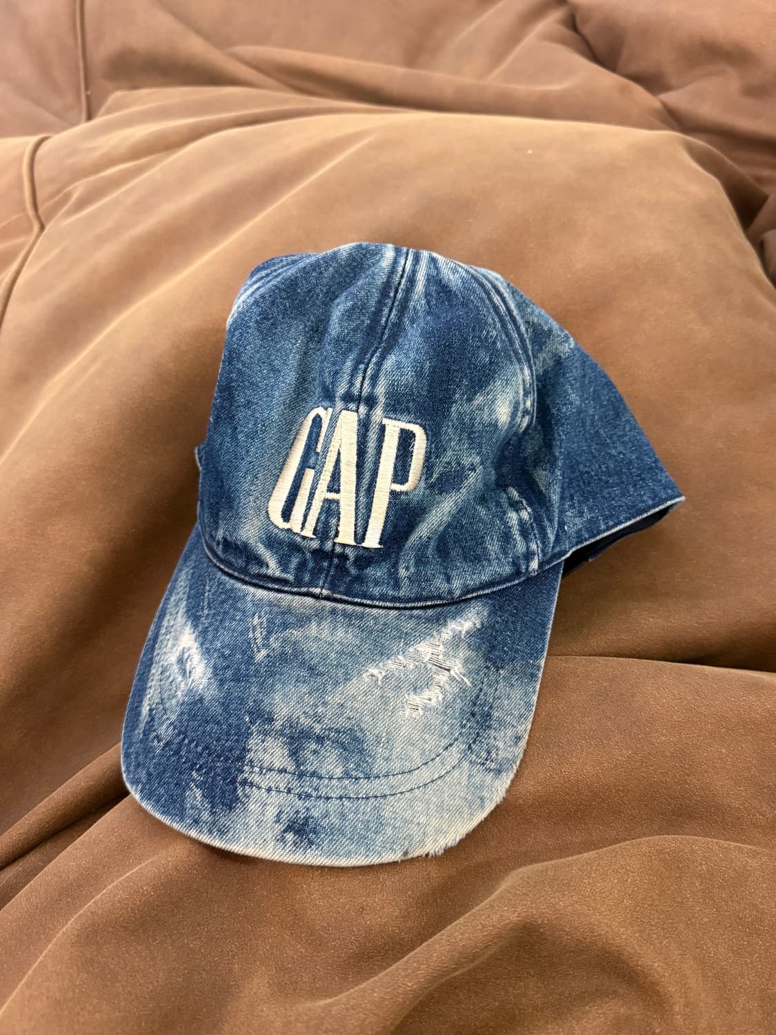 1990s GAP 디스트레스드 타이다이 볼캡 상품이미지3