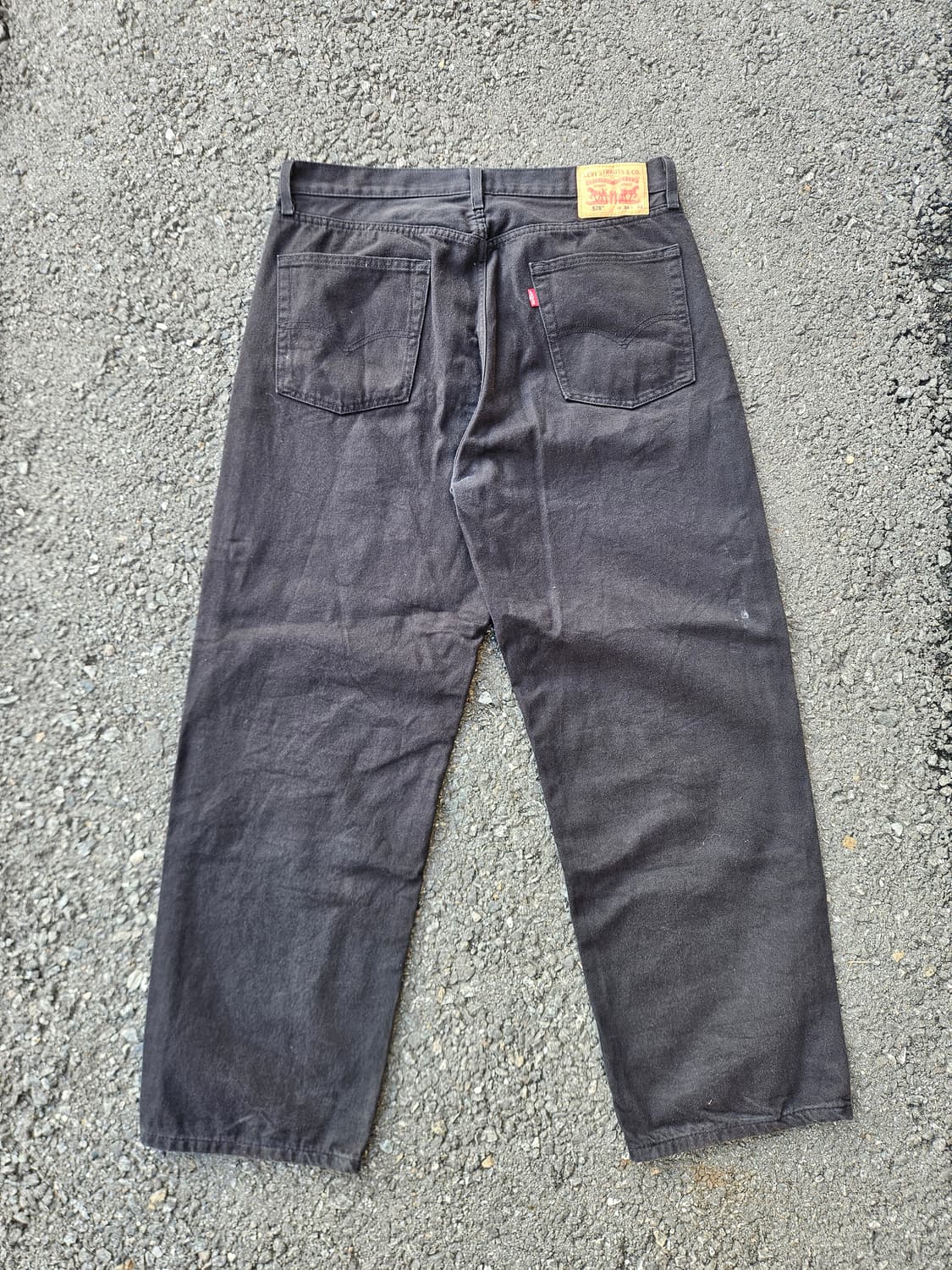 리바이스 578 흑청 배기 벌룬진 34/32 상품이미지2