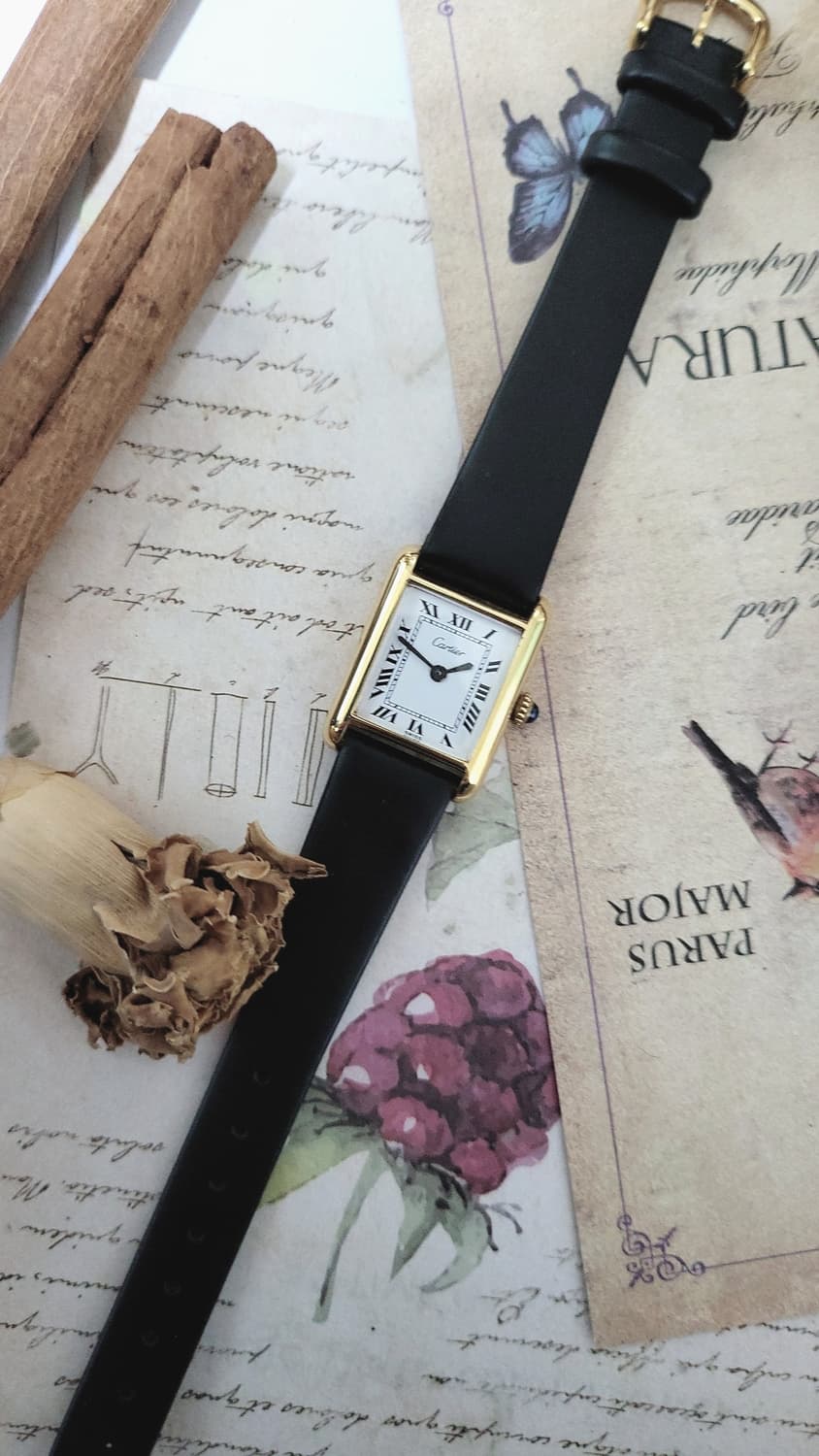 [특가상품]정품 까르띠에 프리 머스트 탱크 여성용 수동시계 상품이미지5