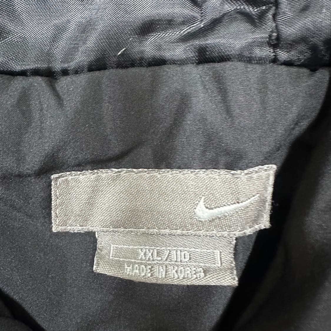 ✨ (바배) 나이키 00s 올드스쿨 블랙 누빔 바람막이 상품이미지3