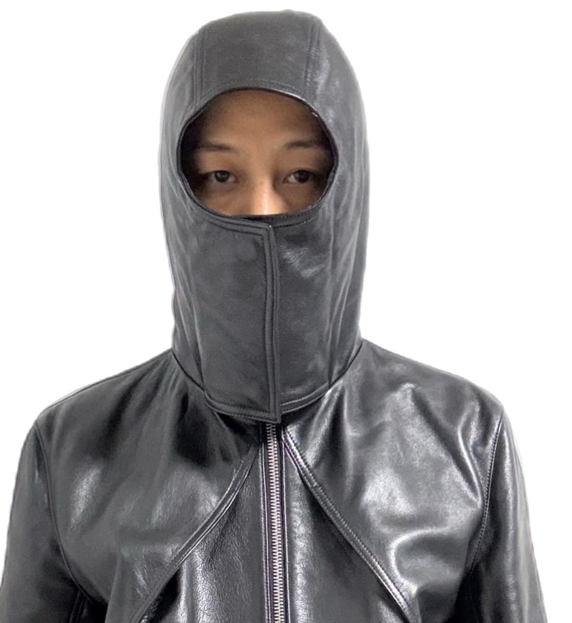 FLANEUR 닌자 스쿠다이버 바라클라바 카우레더자켓 상품이미지2